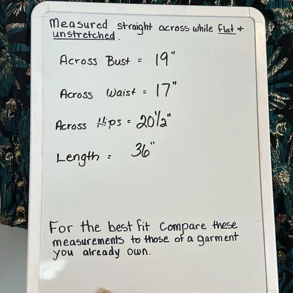 Trina Turk Moonrise Metallic Jacquard Dress Size 14 NWT Black Teal Gold Cocktail - Picture 14 of 14